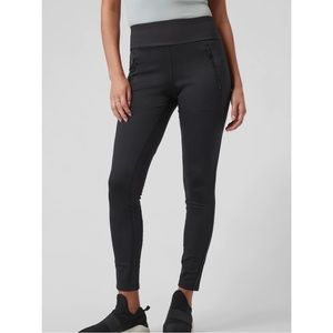 Athleta Black High-Waisted Leggings